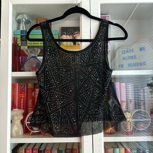 SHEER & EMBELLISHED WINDSOR TANK SIZE SMALL